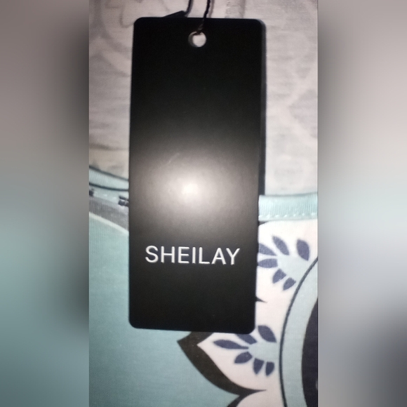 New Blue Floral Mandala Dress - Picture 2 of 4